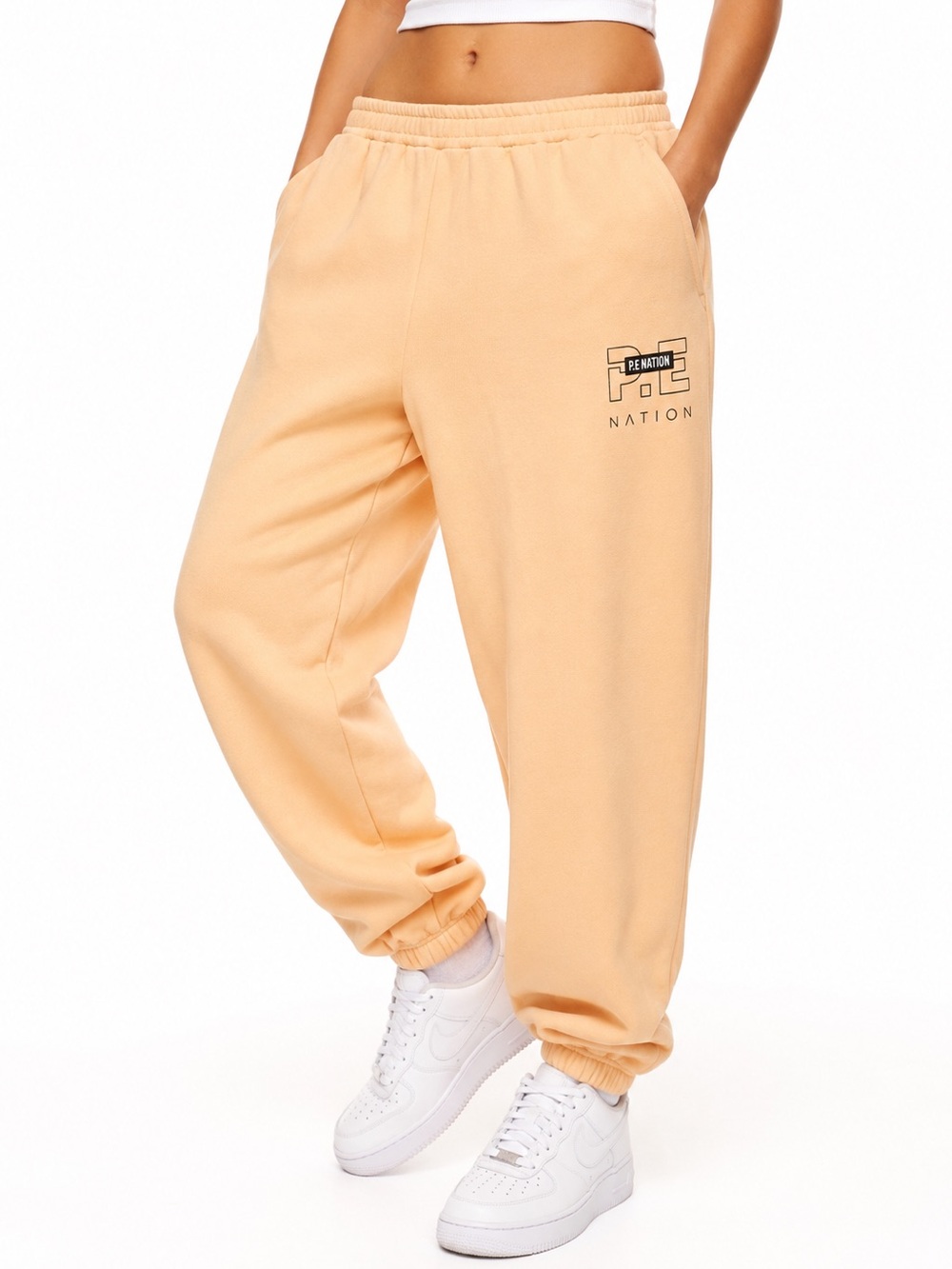 P.E Nation 100% Organic Cotton Apricot Sweatpants Size S